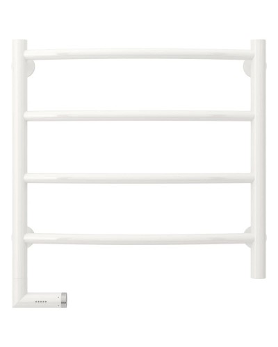 Полотенцесушитель электрический 500х500 белый глянец МЭМ левый Сунержа Галант 2.0 12-5200-5050