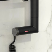 Полотенцесушитель электрический 500х500 темный титан муар МЭМ правый Сунержа Галант 2.0 15-5201-5050