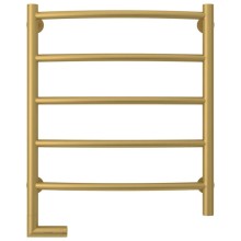 Полотенцесушитель электрический 600х500 золотой матовый МЭМ левый Сунержа Галант 2.0 032-5200-6050