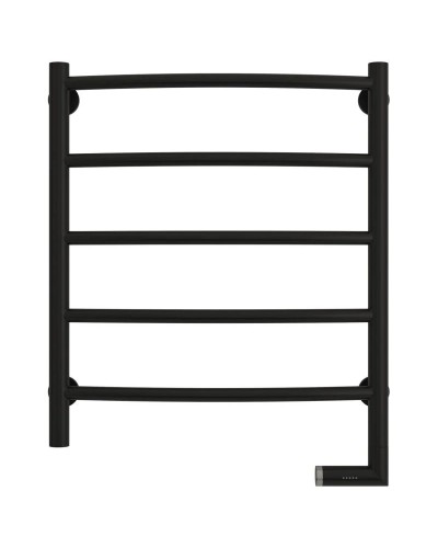 Полотенцесушитель электрический 600х500 черный матовый МЭМ правый Сунержа Галант 2.0 31-5201-6050