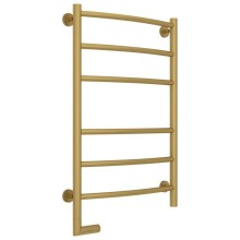 Полотенцесушитель электрический 800х500 золотой матовый МЭМ левый Сунержа Галант 2.0 032-5200-8050