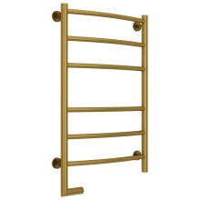 Полотенцесушитель электрический 800х500 состаренная латунь МЭМ левый Сунержа Галант 2.0 051-5200-8050