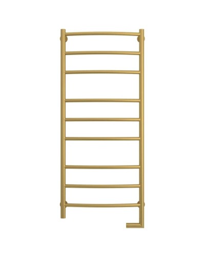 Полотенцесушитель электрический 1200х500 золотой матовый МЭМ правый Сунержа Галант 2.0 032-5201-1250