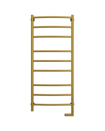 Полотенцесушитель электрический 1200х500 состаренная латунь МЭМ правый Сунержа Галант 2.0 051-5201-1250