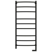 Полотенцесушитель электрический 1200х500 черный матовый МЭМ правый Сунержа Галант 2.0 31-5201-1250
