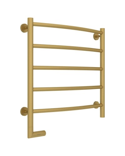 Полотенцесушитель электрический 600х600 золотой матовый МЭМ левый Сунержа Галант 2.0 032-5200-6060