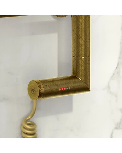 Полотенцесушитель электрический 600х600 состаренная бронза МЭМ левый Сунержа Галант 2.0 05-5200-6060