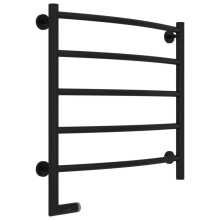 Полотенцесушитель электрический 600х600 черный матовый МЭМ левый Сунержа Галант 2.0 31-5200-6060