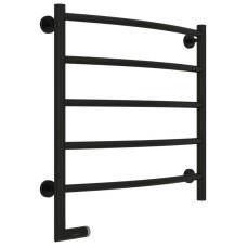 Полотенцесушитель электрический 600х600 черный матовый МЭМ левый Сунержа Галант 2.0 31-5200-6060
