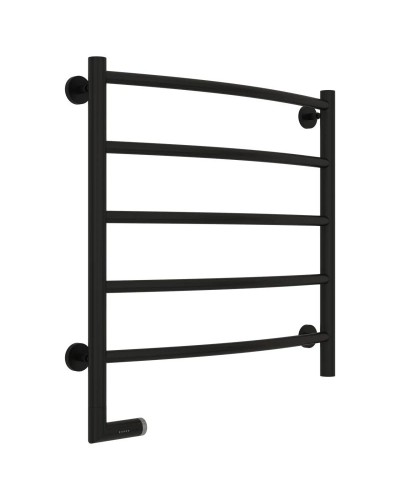 Полотенцесушитель электрический 600х600 черный матовый МЭМ левый Сунержа Галант 2.0 31-5200-6060