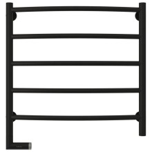 Полотенцесушитель электрический 600х600 черный матовый МЭМ левый Сунержа Галант 2.0 31-5200-6060