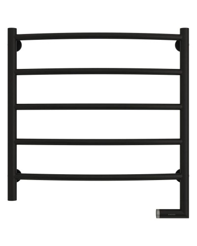 Полотенцесушитель электрический 600х600 черный матовый МЭМ правый Сунержа Галант 2.0 31-5201-6060