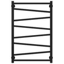 Полотенцесушитель водяной 800х500 черный матовый Сунержа Сирокко 31-0253-8050