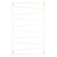 Полотенцесушитель водяной 1000х600 белый глянец Сунержа Сирокко 12-0253-1060