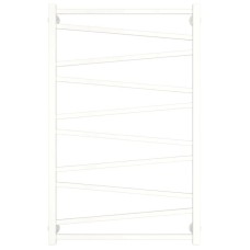 Полотенцесушитель водяной 1000х600 белый глянец Сунержа Сирокко 12-0253-1060