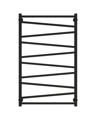 Полотенцесушитель водяной 1000х600 черный матовый Сунержа Сирокко 31-0253-1060