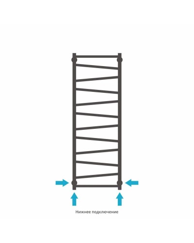 Полотенцесушитель водяной 1200х400 золотой Сунержа Сирокко 03-0253-1240