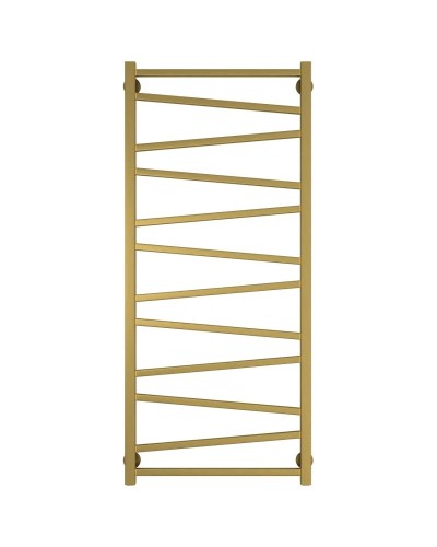 Полотенцесушитель водяной 1200х500 состаренная латунь Сунержа Сирокко 051-0253-1250