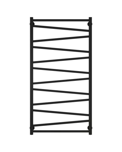 Полотенцесушитель водяной 1200х600 черный матовый Сунержа Сирокко 31-0253-1260