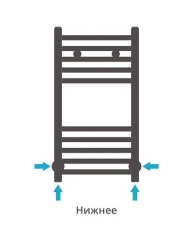 Полотенцесушитель водяной 600х300 золотой Сунержа Модус 03-0250-6030