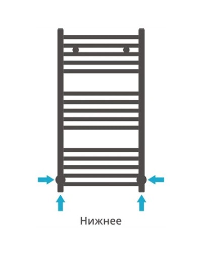 Полотенцесушитель водяной 800х400 шампань матовая Сунержа Модус 022-0250-8040