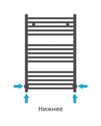 Полотенцесушитель водяной 800х500 шампань Сунержа Модус 020-0250-8050