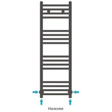 Полотенцесушитель водяной 1000х300 шампань Сунержа Модус 020-0250-1030