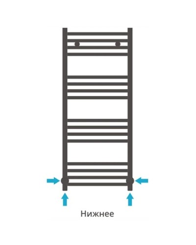 Полотенцесушитель водяной 1000х400 белый глянец Сунержа Модус 12-0250-1040