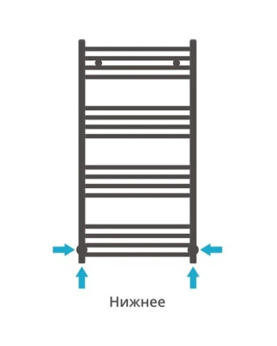 Полотенцесушитель водяной 1000х500 белый глянец Сунержа Модус 12-0250-1050