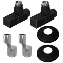 Комплект подключения 1/2" нар.р. - 3/4" н/г Lemark LM03412SBL