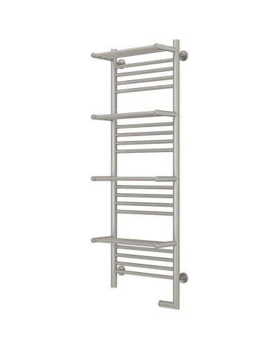 Полотенцесушитель электрический 1200х400 сатин МЭМ правый Сунержа Богема с полкой 2.0 071-5209-1240