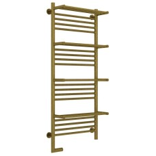 Полотенцесушитель электрический 1200х500 состаренная бронза МЭМ левый Сунержа Богема с полкой 2.0 05-5208-1250