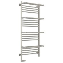 Полотенцесушитель электрический 1200х500 сатин МЭМ левый Сунержа Богема с полкой 2.0 071-5208-1250