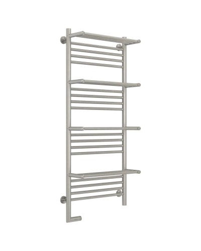 Полотенцесушитель электрический 1200х500 сатин МЭМ левый Сунержа Богема с полкой 2.0 071-5208-1250