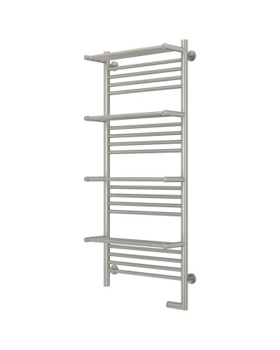 Полотенцесушитель электрический 1200х500 сатин МЭМ правый Сунержа Богема с полкой 2.0 071-5209-1250