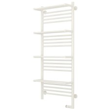 Полотенцесушитель электрический 1200х500 белый глянец МЭМ правый Сунержа Богема с полкой 2.0 12-5209-1250