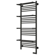 Полотенцесушитель электрический 1200х500 темный титан муар МЭМ правый Сунержа Богема с полкой 2.0 15-5209-1250