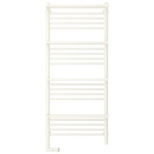 Полотенцесушитель электрический 1200х500 белый матовый МЭМ левый Сунержа Богема с полкой 2.0 30-5208-1250