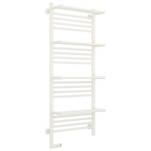 Полотенцесушитель электрический 1200х500 белый матовый МЭМ левый Сунержа Богема с полкой 2.0 30-5208-1250