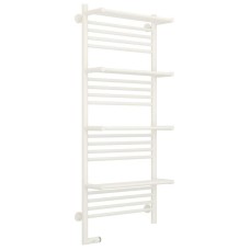 Полотенцесушитель электрический 1200х500 белый матовый МЭМ левый Сунержа Богема с полкой 2.0 30-5208-1250