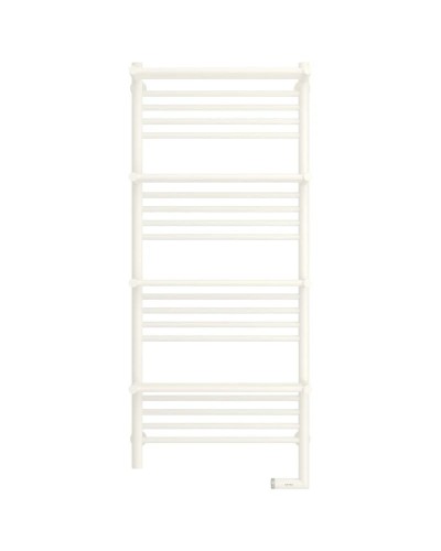 Полотенцесушитель электрический 1200х500 белый матовый МЭМ правый Сунержа Богема с полкой 2.0 30-5209-1250