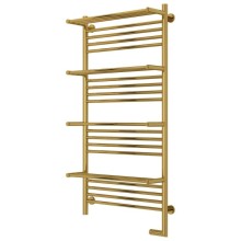 Полотенцесушитель электрический 1200х600 золотой МЭМ правый Сунержа Богема с полкой 2.0 03-5209-1260