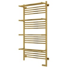 Полотенцесушитель электрический 1200х600 золотой МЭМ правый Сунержа Богема с полкой 2.0 03-5209-1260