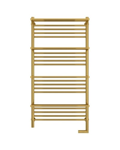 Полотенцесушитель электрический 1200х600 золотой МЭМ правый Сунержа Богема с полкой 2.0 03-5209-1260