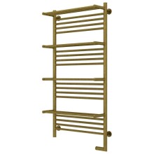 Полотенцесушитель электрический 1200х600 состаренная бронза МЭМ правый Сунержа Богема с полкой 2.0 05-5209-1260