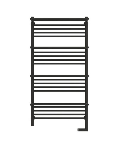 Полотенцесушитель электрический 1200х600 темный титан муар МЭМ правый Сунержа Богема с полкой 2.0 15-5209-1260