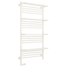 Полотенцесушитель электрический 1200х600 белый матовый МЭМ левый Сунержа Богема с полкой 2.0 30-5208-1260