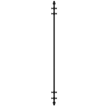 Полотенцесушитель водяной 1800х195 черный матовый Сунержа Хорда+ 31-4124-1800