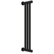 Полотенцесушитель водяной 600х195 черный матовый Сунержа Хорда+ 31-4124-0600