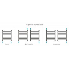 Полотенцесушитель водяной 600х500 шампань матовая Сунержа Флюид+ 022-0222-6050